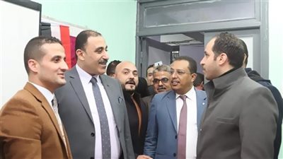 رئيس اللجنة العامة بالحسينية يتفقد غلق اللجان وحسن سير الانتخابات