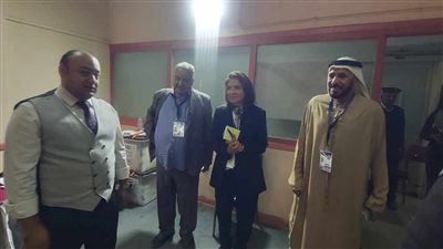 وفد المنظمة العربية لحقوق الإنسان يتفقد لجنة الوافدين بالمركز القومي للبحوث بالدقي.. صور 