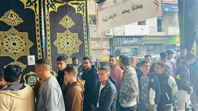 توافد المواطنين على لجان الانتخابات الرئاسية بالغربية