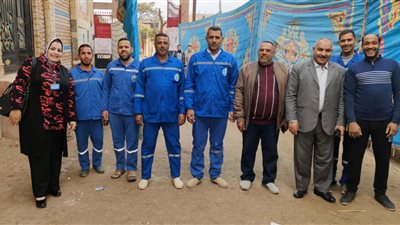  توافد عمال مياه الفيوم للإدلاء بأصواتهم في الانتخابات الرئاسية 