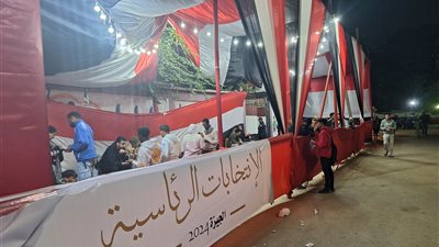 إقبال متوسط من الناخبين على لجان مدرسة الإيمان بالتعاون في الهرم