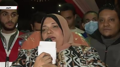 مواطنة تشارك في الانتخابات الرئاسية بسيارة إسعاف بالفيوم (فيديو)