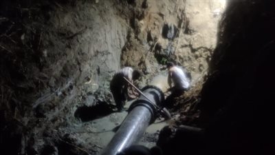 رئيس مياه القناة: الانتهاء من إصلاح كسر الخط الرئيسي بالقصاصين وإعادة المياه 