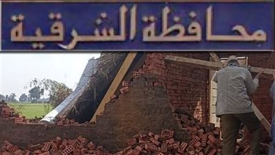 حملات لإزالة التعديات على الأراضى الزراعية بالشرقية