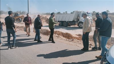 مسئول الإسكان يتفقد محور سفنكس بعد ربطه بمحوري الضبعة والطريق الإقليمي