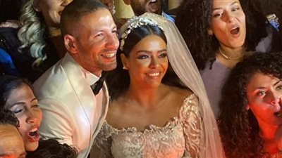 أسماء أبو اليزيد|صور جديدة من عقد قرانها على محمد الخطيب