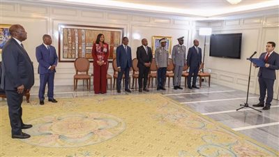 رئيس كوت ديفوار يستقبل السفير المصري لتقديم أوراق الاعتماد