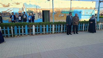 وكيل تعليم جنوب سيناء يشهد طابور الصباح بمدرسة سعد زغلول