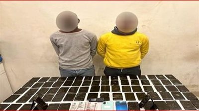 ضبط القبض على شخصين بـ 8 كيلو حشيش في الشروق 