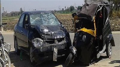 قرية ساو بديروط.. حادث مأساوي يسفر عن وفاة شخصين وإصابة اثنين آخرين