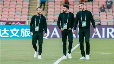 صور.. معاينة لاعبي الأهلي والجهاز الفني لملعب الجوهرة 