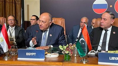 وزير الخارجية يلقي كلمة مصر في الدورة السادسة لمنتدى التعاون العربي الروسي