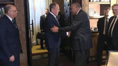 وزير الخارجية يفتح مع نظيره الروسي ملف المشروعات المشتركة بين البلدين 