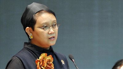 وزيرة الخارجية الإندونيسية: نبحث بشكل ثنائي مع الجزائر للدفاع عن القضية الفلسطينية