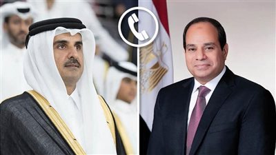 أمير قطر يهنئ السيسي على فوزه بولاية رئاسية جديدة