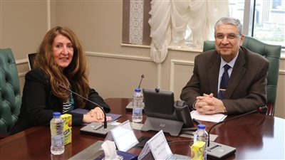 وزير الكهرباء يستقبل سفيرة الولايات المتحدة الأمريكية لبحث سبل التعاون