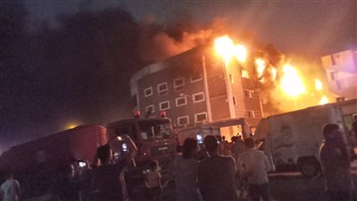 قرار جديد في واقعة حريق داخل مصنع للأقمشة بمنطقة النزهة