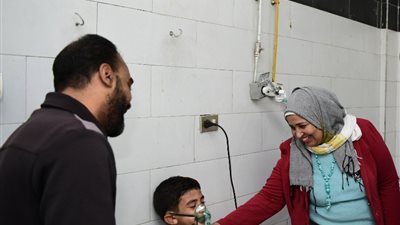 خروج آخرالمصابين من المستشفى فى حادث مدرسة قــنا الجديدة والنيابة تستعجل التقارير