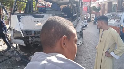 أسماء ضحايا حادث اصطدام أتوبيس بعمود إنارة في أسيوط