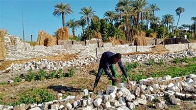 إزالة فورية لحالة تعدٍ بقرية دندرة بقنا
