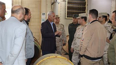 رئيس مياه الدقهلية يتفقد معدات المحطات بعمليات المياه