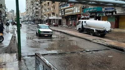 أمطار غزيرة وطقس بارد بمحافظة البحيرة 