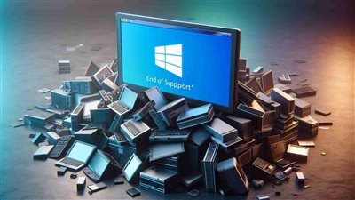 تحويل 240 مليون جهاز كمبيوتر للنفايات بعد انتهاء دعم Windows 10