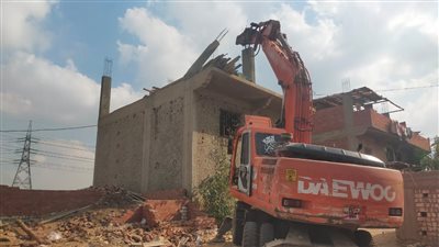 استمرار حملات إزالة التعديات على الأراضي الزراعية بالجيزة