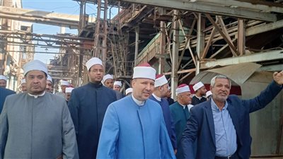 وكيل أوقاف قنا يشهد إنعقاد برنامج البناء الثقافي بمصنع سكر قوص