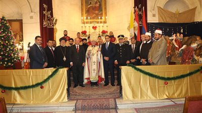 محافظ القاهرة يشهد احتفال بطريركية الأرمن الكاثوليك بعيد ميلاد السيد المسيح