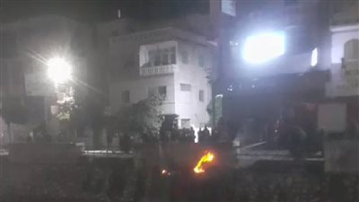 الحماية المدنية بالشرقية تسيطر على النيران أثر تسريب بخط الغاز بفاقوس 