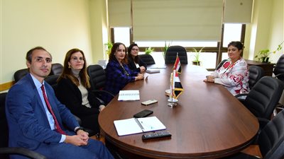 بحث التعاون بين المرصد الافريقي واللجنة  التنسيقية المصرية للهجرة 