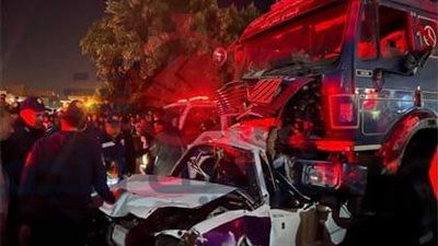 مصرع 3 أشخاص وإصابة 20 آخرين فى حادث مروع بقنا 