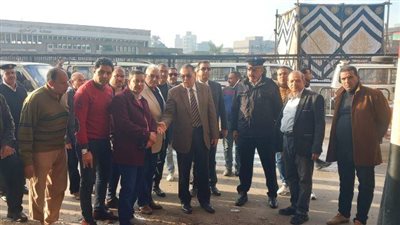 محافظ الشرقية يتفقد أعمال التطوير والتجميل الجارية بميدان عرابي بالزقازيق 