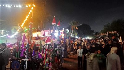 الالآف يحيون الليلة الختامية لمولد السيدة نفيسة (صور)