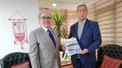 أمين اتحاد الكتاب العرب يؤكد لسفير فلسطين موقف المثقف المناصر لحقوق الفلسطينيين
