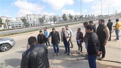 رئيس جهاز العاصمة الإدارية الجديدة يتفقد مشروعات المحاور والطرق 