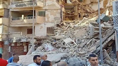 تشكيل لجنة هندسية لفحص أسباب انهيار عقار بالزيتون