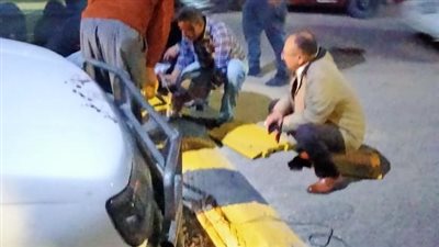 تركيب مطبات صناعية بمحيط المستشفيات الجامعية بأسيوط