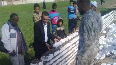 إزالة فورية لحالة تعدٍ بقرية أولاد عمرو بقنا