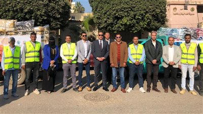 محافظ الفيوم يتفقد قافلة مبادرة 