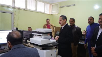 محافظ الغربية يتفقد المراكز التكنولوجية ويتابع المنافذ والأسواق