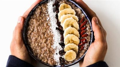 حلوى دايت| طريقة عمل شوفان بالموز والشوكولاتة في المنزل