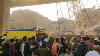 استجواب  سائق الونش المتسبب في حادث سقوط أجزاء من محور كمال عامر