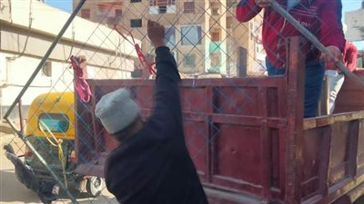 رفع 474 حالة إشغال طريق مخالف بالبحيرة 