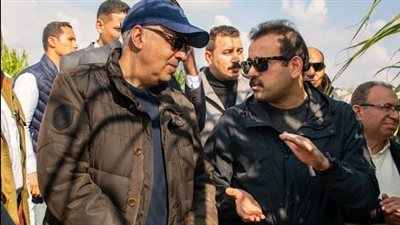  وزير الري يتفقد مزرعة جهاز مستقبل مصر للتنمية المستدامة بغرب الدلتا
