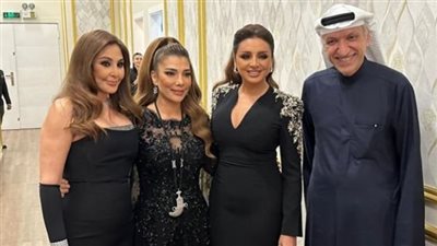 فستان أنغام الأسود في ليلة نجمات العرب بثمن شقة (تفاصيل وصور)