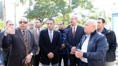 رئيس جامعة المنصورة يتابع معدلات سير العمل بالمنشآت الجديدة