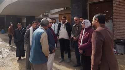 جولة تفقدية للمدير التنفيذي لمستشفيات جامعة أسيوط لمتابعة أعمال التجديد والتطوير