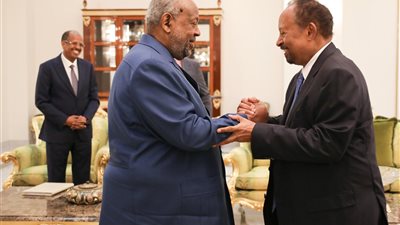 القوى الديمقراطية السودانية  تلتقي برئيس إيغاد وجيبوتي(صور)